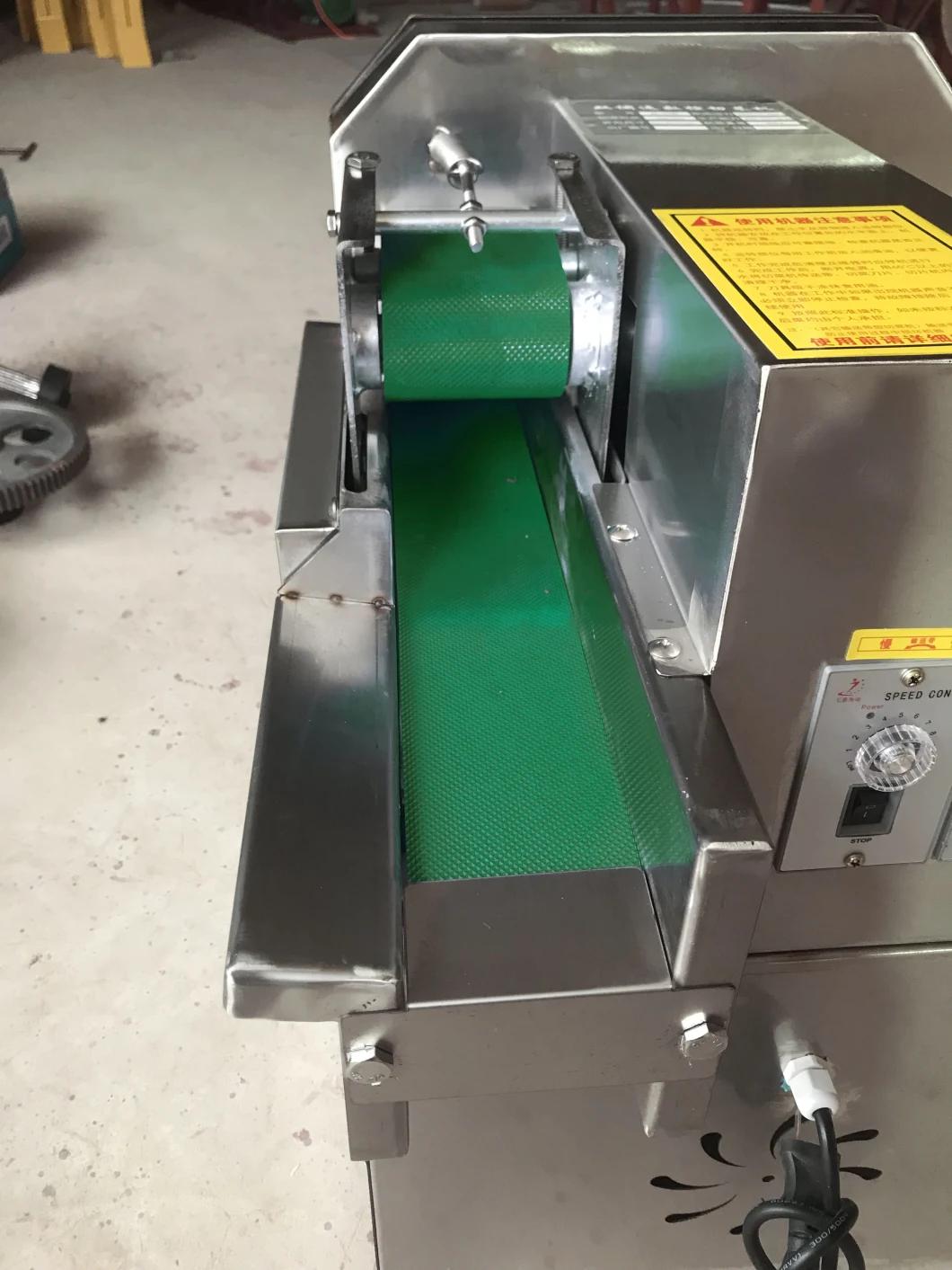 3-Blade Double Speed CNC Leaf Vegetable Cutting Machine