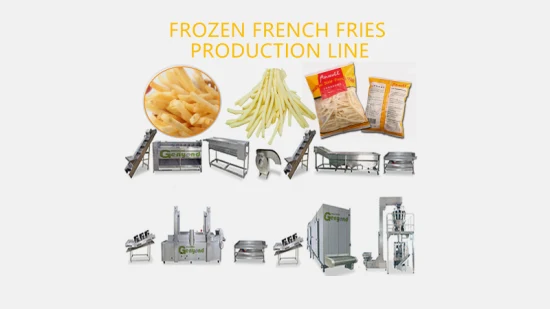 Macchina per patatine fritte, linea di produzione di patatine fritte
