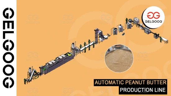 Linea di produzione di burro di anacardi, attrezzature per macchine per la lavorazione del burro di noci