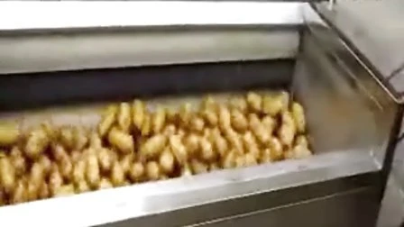 Patatine fritte che producono patatine fritte a macchina che producono la linea di produzione di patatine fritte a macchina