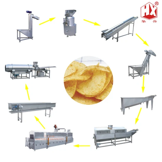 Linea di produzione di patatine fresche (macchina per cracker di patatine)